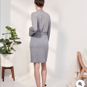 Grey organic bamboo ThirdLove robe